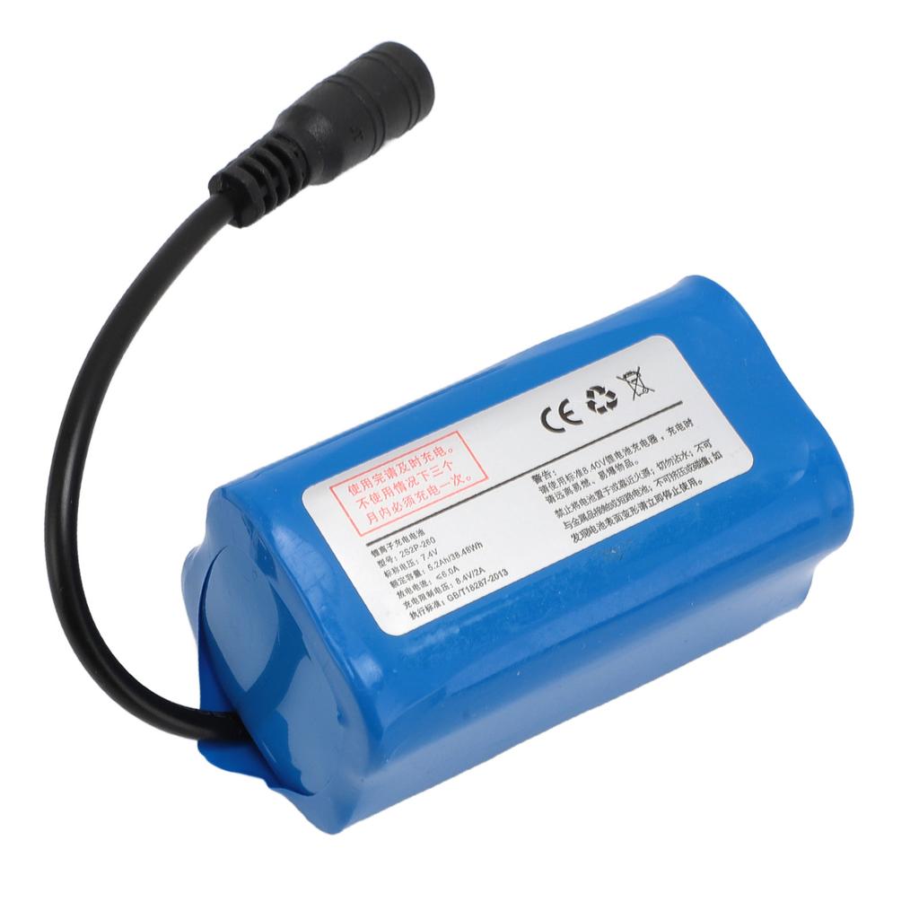 Аккумулятор для радиоуправляемой лодки, 5200 мАч, большая емкость, аккумулятор 7,4 В для радиоуправляемой гоночной лодки, замена аккумулятора для лодок серии RC