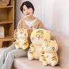 Soft Sitting Tiger Toys Stuffed Cartoon Animals Pillow Plush Toys Baby Doll Infant Appease Toys Children Gift