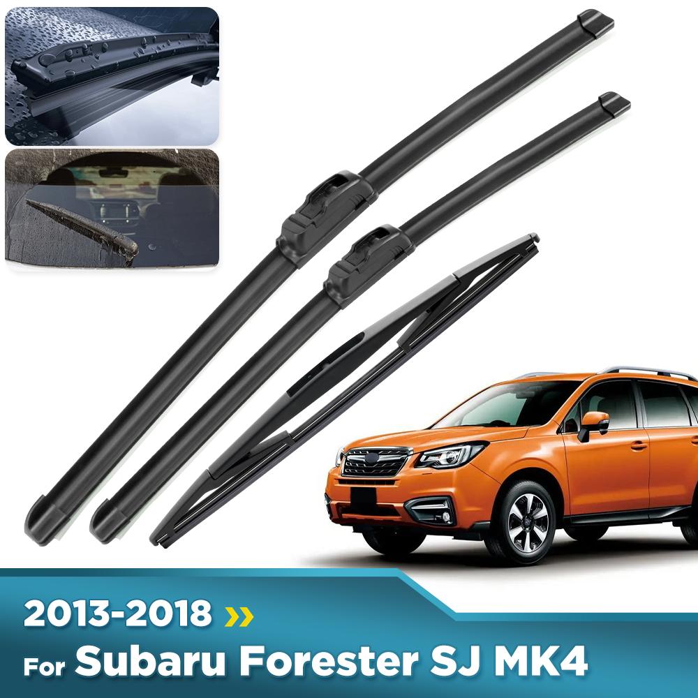 Для Subaru Forester SJ MK4 2013-2018 2014 2015 Дворник Передний и Задний Щетки стеклоочистителя Лобовое стекло Стеклоочистители 26"+17"+14"