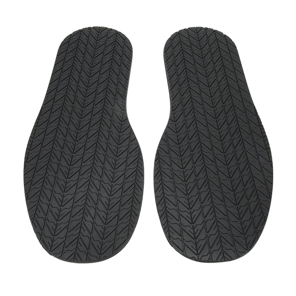 1 пара полных стелек 12,7 дюйма   4,9 дюйма в ширину Противоскользящие Поглощающие шум Резиновая подошва для обуви для ремонта Замены