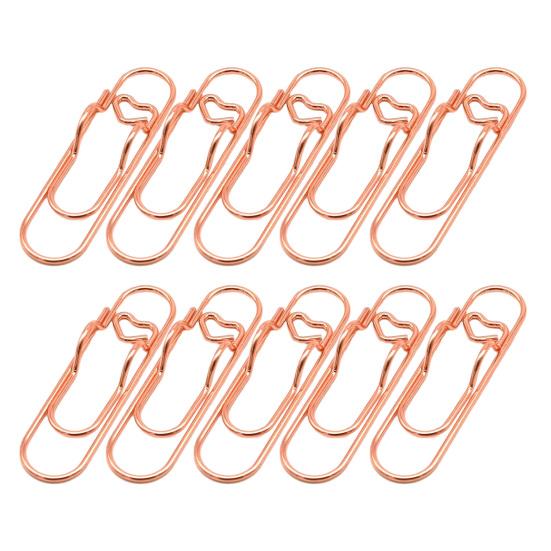 10 шт. Металлические скрепки в форме сердца, Многоцелевой держатель для страниц блокнота для журнала, планера, закладка и скрепка для студентов и профессионалов