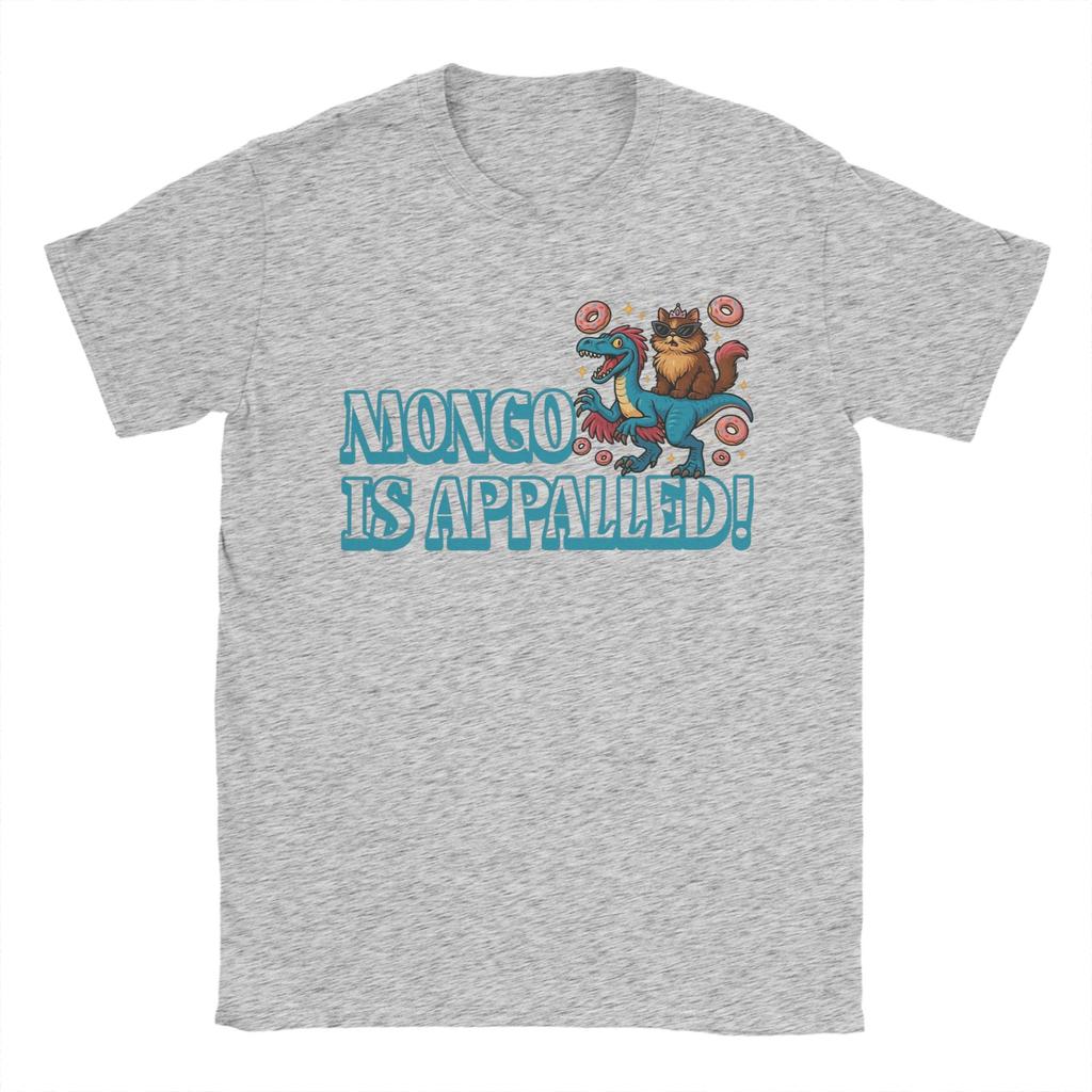 Mongo is Appalled Dungeon Crawler Carl princess donut T Shirts Men Pure Cotton Vintage TShirt O Neck  Tee Shirt Tops Graphic