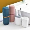 Portable Toothbrush Toothpaste Holder Travel Storage Case Box Organizer Household Storage Cup Outdoor Holder Bathroom Accessorie