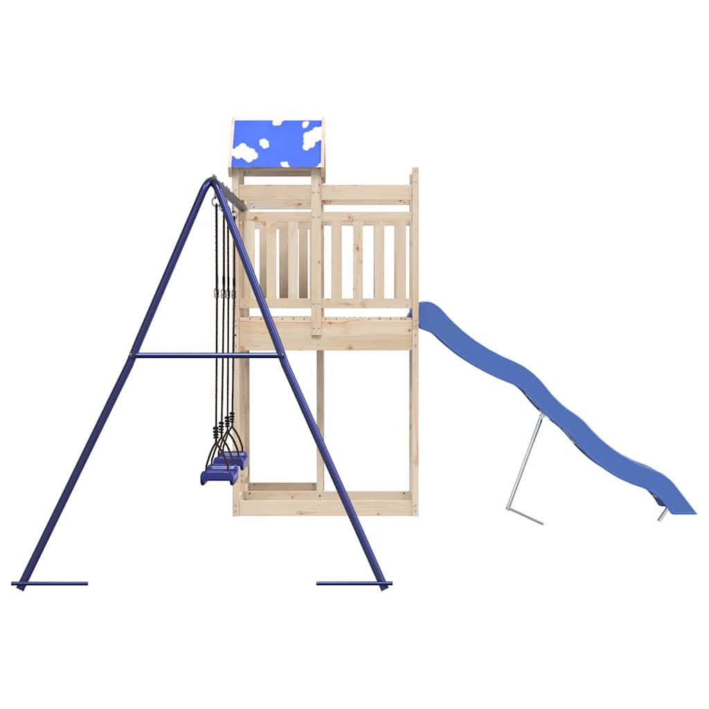 Solid Wood Play Tower Pine