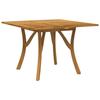 VidaXL Garden Table 110x110x75 Cm Solid Acacia Wood 363305