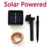 Outdoor Solar LED Copper Wire String Lights 8 Modes Waterproof Garden Patio Christmas Decoration Garland