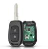 Dacia Duster Logan Sandero Dokker 2 Button Blank Remote Key 4A AES