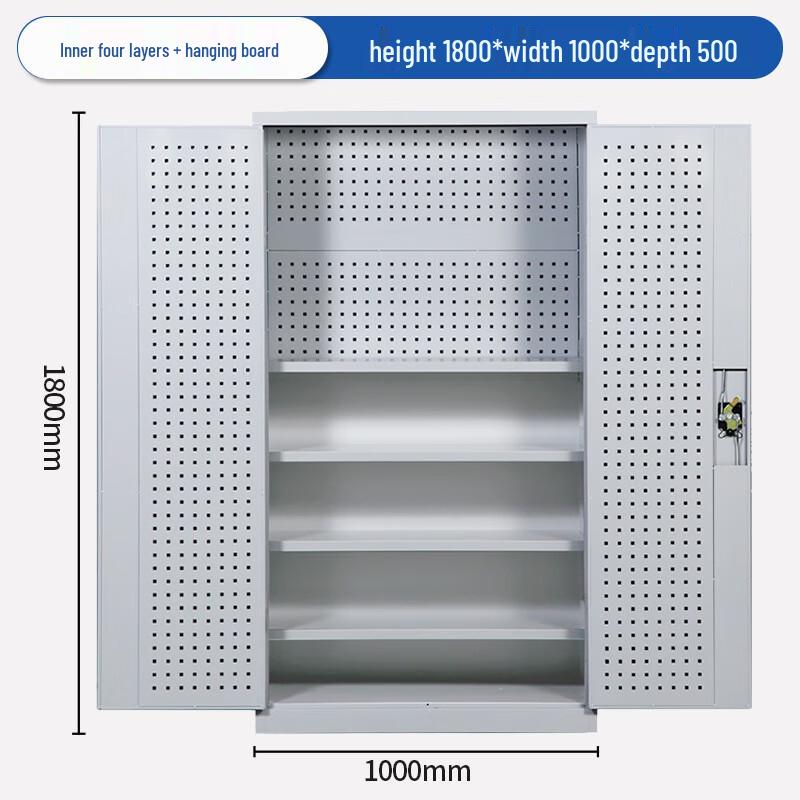 Linpan Heavy-Duty Workshop Tool Cabinet