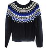 Polo Color Block Pattern Crew Neck Casual Long Sleeve Knit Sweeper Womens Sweeper Multicolor 211832745-001
