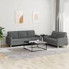 VidaXL Sofa Set with 2 Pcs Cushions, Sofas with Armrests and Backrest, Furniture Set, Room Furniture 3201307