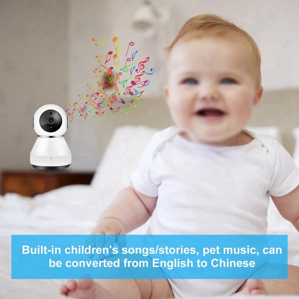 720P WiFi Home Security IP Camera Wireless PIR Detector Baby Monitoring Camera