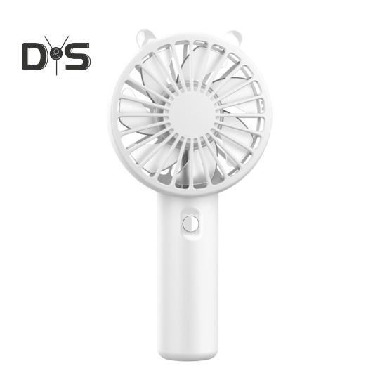 Портативный небольшой вентилятор с 3 настройками скорости Мощный воздушный поток Низкий уровень шума Карманный вентилятор с перезаряжаемой батареей USB