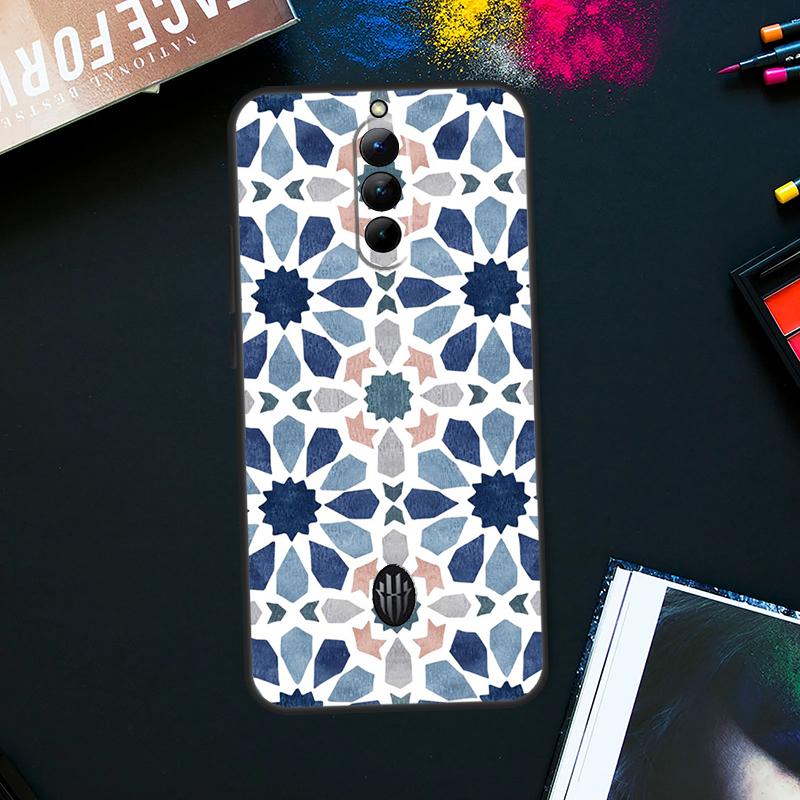 Чехол в марокканском стиле для ZTE Nubia Red Magic 8 8S Pro Plus RedMagic 9 Pro Plus 6 7 6S 7S Pro 5S 6R 5G
