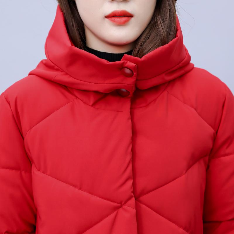 Зимнее женское длинное пальто TIDENOVEL, стеганое пальто, толстое утепленное пальто, парка, женское пальто, большой размер