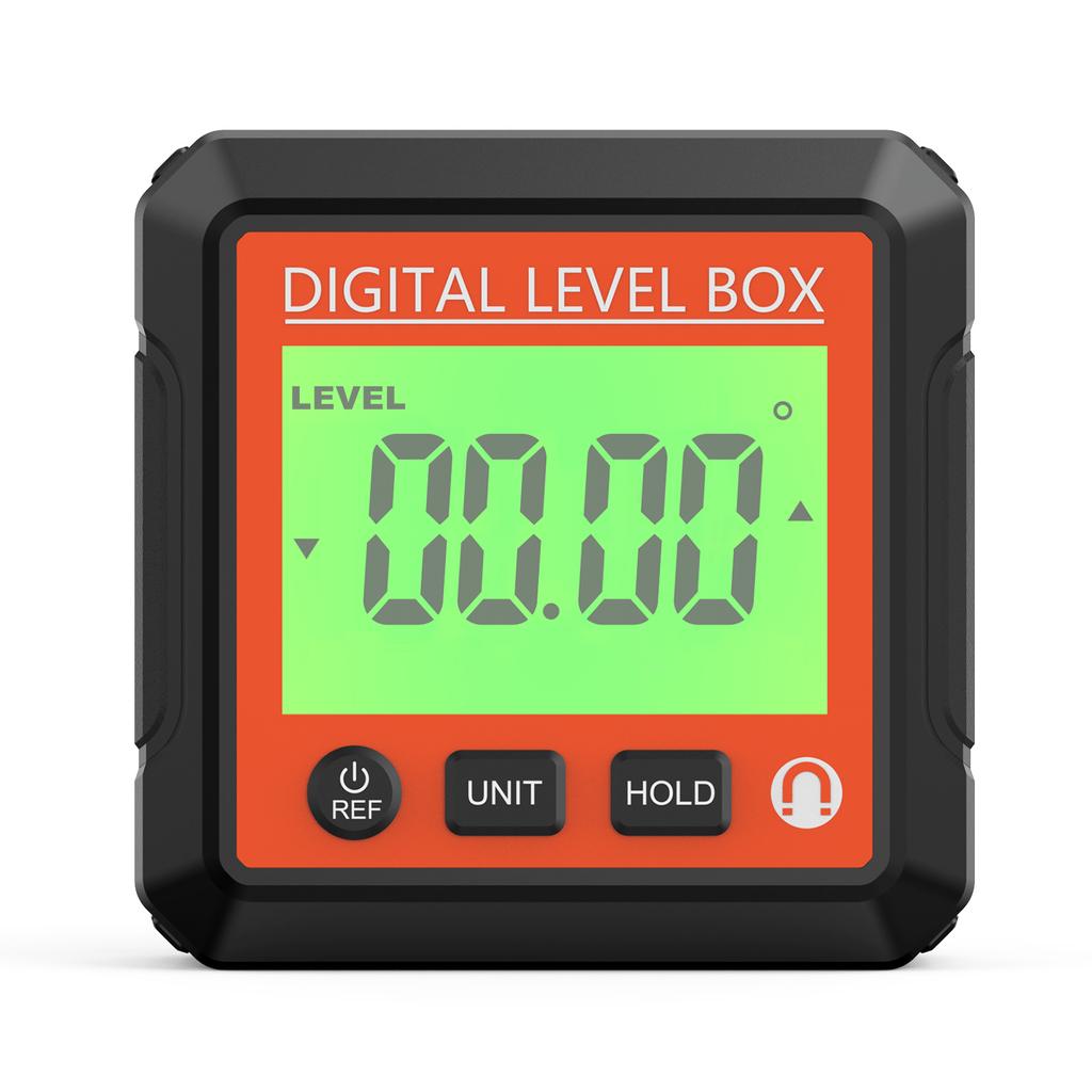 Digital Level Angle Gauge Mini Angle Finder Level Box Magnetic Base Back Light Bevel Gauges Inclinometer for Carpentry