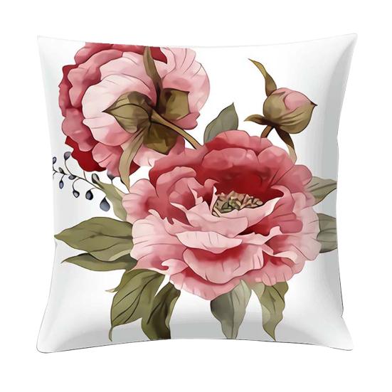 Cushion Case Pretty Breathable Lightweight Cushion Cover Soft Texture Floral Pattern Cushion Cover Cushion Slipcover for Sofa