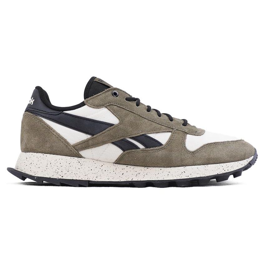 Reebok Классическая кожаная зимняя унисекс армейский зеленый 100074285