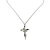 New Cross Pendant Necklace Trendy Versatile Chain Accessories Hoodie Pendant Titanium Steel Chain
