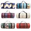 Waterproof Portable Camping Mat Retro Printed Outdoor Picnic Beach Blanket For Multiplayer Foldable Sleeping Hiking Mats