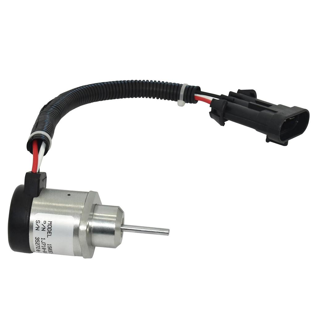 Соленоид выключения 1J710-60011 ПОДХОДИТ ДЛЯ ДВИГАТЕЛЯ KUBOTA V2607