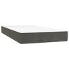 VidaXL Matelas de lit à ressorts ensachés 100x210 cm epaisseur 20 cm velours,matelas,matelas de lit,matelas à sommier tapissier,4016