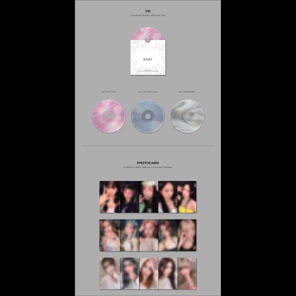 LE SSERAFIM [EASY] 3rd Mini Album