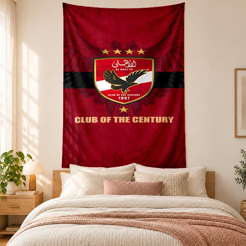 Al Ahly FC Tapestry highquality for decorating living room bedroom dorm walls ideal as bedroom wallart orholiday gift
