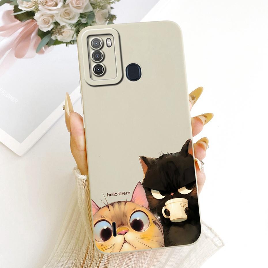 Cute Printed Phone Case For Itel S16 Vision 1 Pro Soft Silicone Shockproof Cases For Itel Vision1 Pro ItelS16 Covers Bumpers