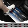 4Pc Car Door Plate Carbon Fiber Threshold Protector Sticker For Outback Crosstrek XV Forester BRZ Legacy Impreza WRX 2006 STI Ascent
