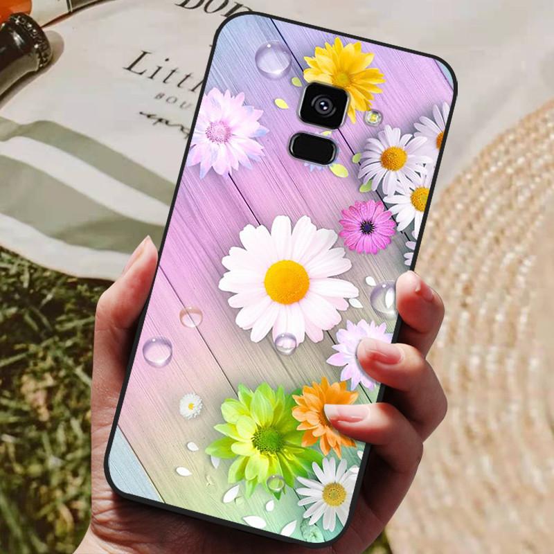 Для Samsung Galaxy A8 2018 A530 A530F Чехол Силиконовый Мягкий ТПУ Чехол для телефона Для Samsung A8 Plus 2018 A730 A730F Чехол Черный Coques