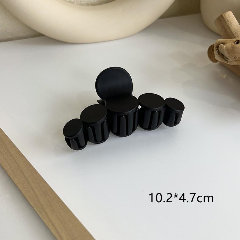 1pcs Korean Coffee Large Hair Claws Acrylic Hairpins Barrette Crab Hair Clips Headwear for Women Girls Braiders Hair Accessories