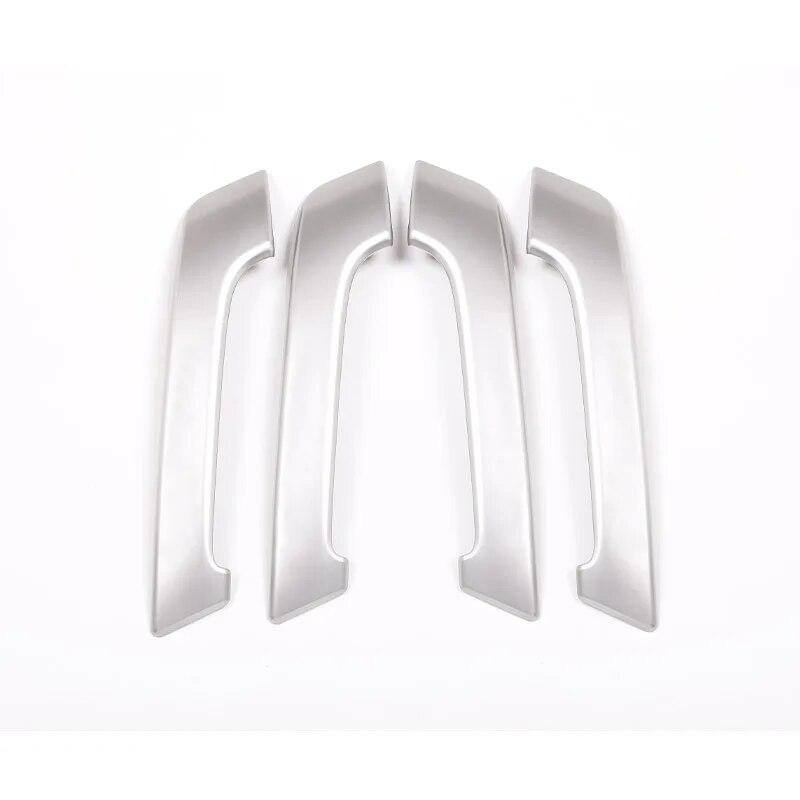 ABS матовый черный для Toyota Land Cruiser Prado FJ150 150 2010-2018 салон автомобиля подлокотник Защитная крышка наклейка аксессуары