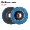 1pcs 125mm Metal Sanding Flap Discs Angle Grinder Wheels 40/ 60/80/120grit Flap Sanding Disc Angle Grinder Grinding Wheel