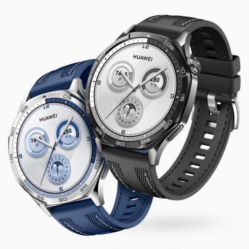 Ремешок для часов 22 мм для Huawei Watch GT5 Pro 46 мм gt4 Мягкий силиконовый нейлоновый плетеный дышащий ремешок Гипоаллергенный браслет Ремешок correa