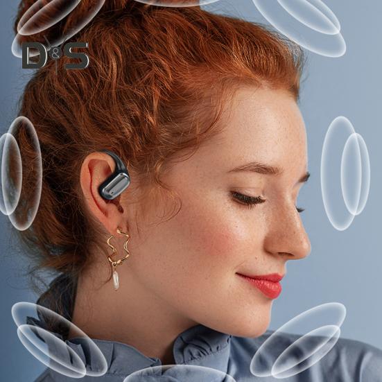 Translation Headphones with TF Card Playback Bluetooth-compatible AI Translating Earbuds 144 Languages Play Music LCD Screen-Touching Real Time