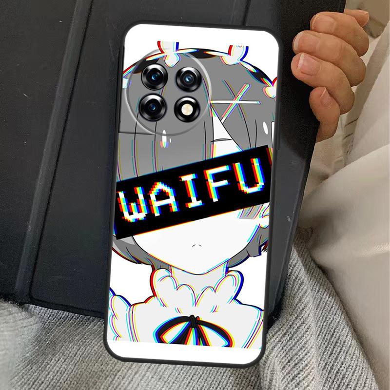 Чехол с аниме-девушкой Waifu для OnePlus 15 13T 13 12 11 13R 12R 10R 10T 8T OnePlus Nord 5 CE 3 4 Lite N20 N30