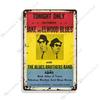 Классический Блюз Металлическая Жестяная Табличка Домашний Бар Настенный Декор Знаки Ржавые Металлические Знаки Металлическая Табличка Певца Декоративная Тарелка Индустриальный Декор
