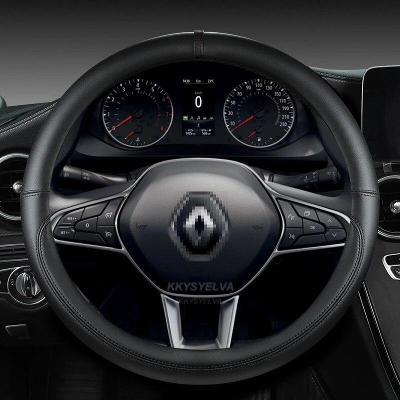 Чехол на руль автомобиля для Scenic Clio Laguna 2 3 4 5 Kangoo Fluence Megane Trafic Talisman Twingo Kaptur аксессуары