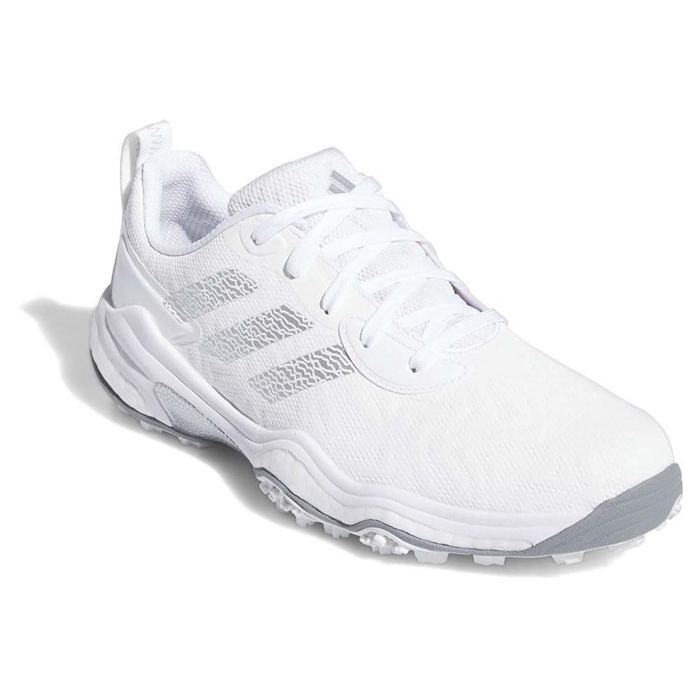Обувь для гольфа Code Chaos 25 Footwear Two cm 2E [Adidas Golf] Мужская белая/серебристая металлическая/серая 26.0
