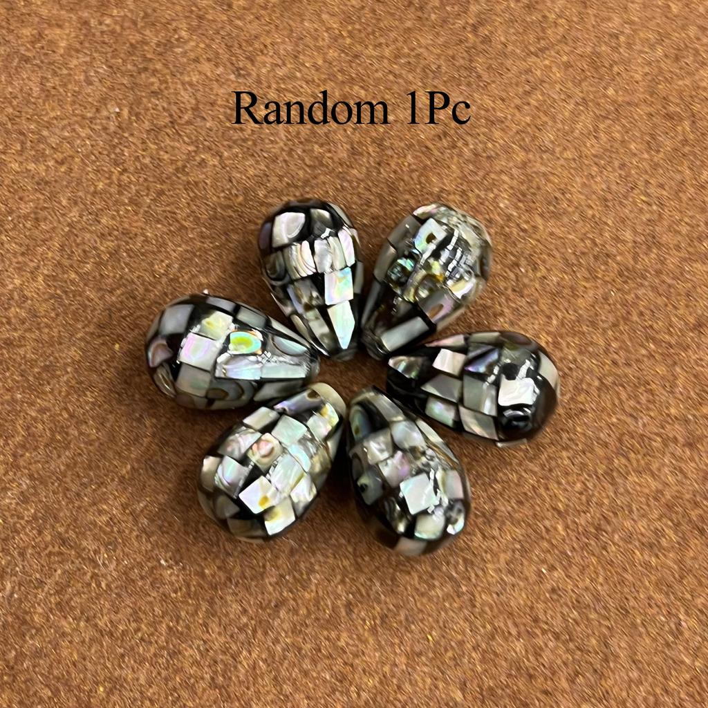 1Pc, Natural Abalone Shell Pendant, Fashion Minimalist Style Men Women Charms, DIY Necklace Components for Creative Jewellery Making, Festive Crafts