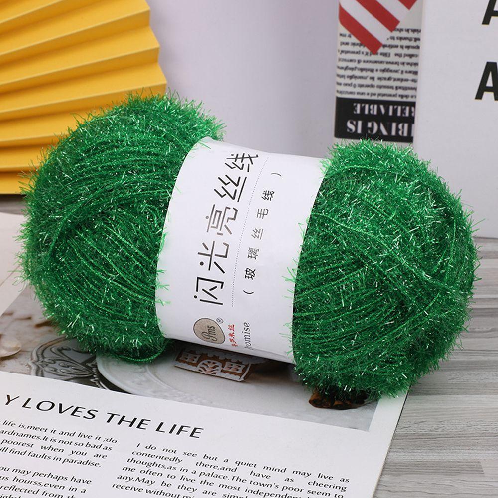 DIY Knitting Soft Chunky Crochet Sparkle 100g Knitting Wool Yarn Tinsel
