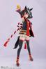 TAMASHII NATIONS Uma Musume Pretty Derby Kitasan Black 140мм Раскрашенная Подвижная Фигурка S.H.Figuarts Прибл.. ПВХ и АБС