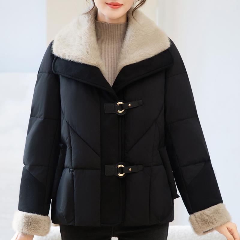 Fashion Winter Woman Parkas Loose Thick Warm Faux Fur Jackets Women's Coats