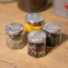 30ml HEXAGONAL glass jar for spices and honey