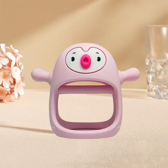 Baby Teether Food Grade Soft Safe Resilient Appease Mood Anti-eating Hand Silicone Kids Teething Newborn Dental Care Chew Toy Baby Product