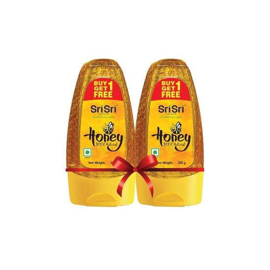 Sri Sri Tattva Honey 225g - 100% Natural & Pure - Buy 1 Get 1 Free