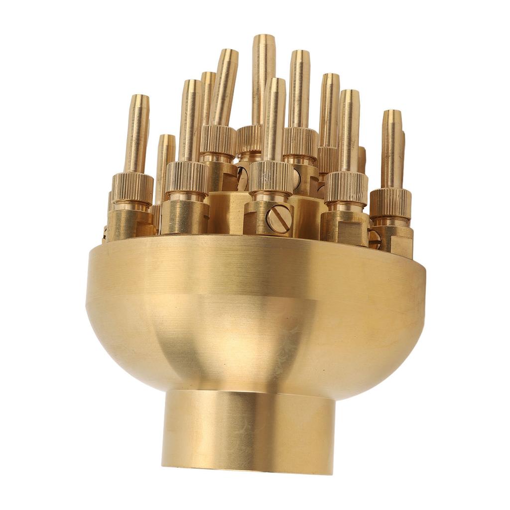Fountain Nozzle Brass G2 Inch DN50 3 Tier Adjustable Column Water Fountain Nozzle Sprinkler Spray