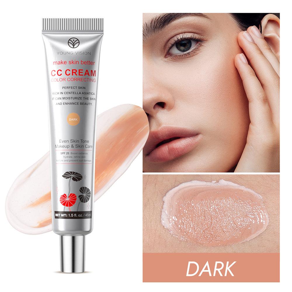 Centella CC Cream Concealer Invisible Pores Moisture Waterproof Anti-sweat Primer Naturally Lasting Women Makeup Tinted Base
