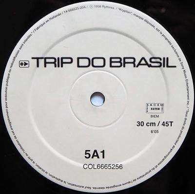 12-дюймовая пластинка BAB ROLANDO 808 Trip Do Brasil 5 COL6665256 Krypton Records 1998 Франция Танцевальная Электроника Б/у