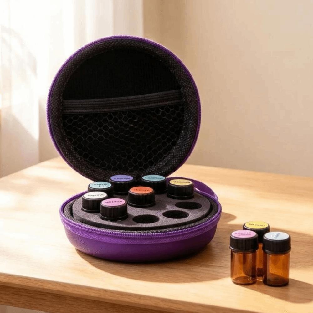 1-2ML Bottle Essential Oil Storage Box Hard Shell Insulin Vial Protector Diabetics